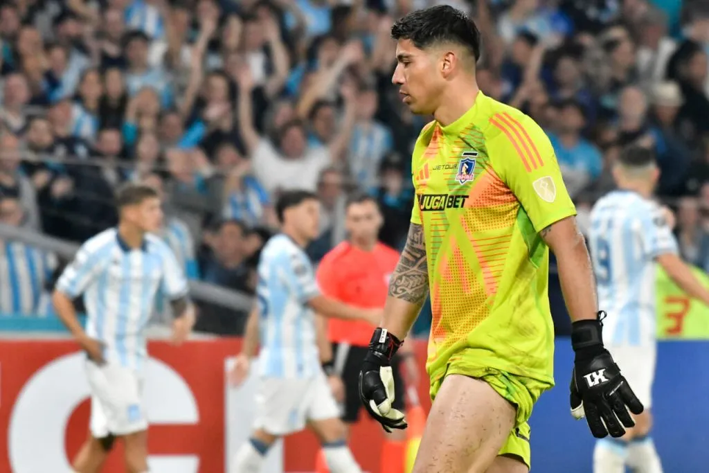 Jorge Almirón se refirió al posible reemplazante de Brayan Cortés en Colo Colo.  Imagen: Fotobaires/Photosport