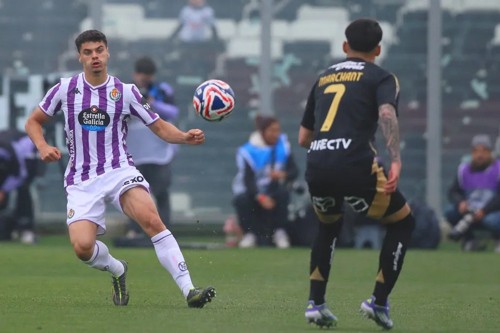 El joven delantero sumó 90' minutos en el amistoso ante Real Valladolid. 