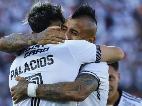 Vidal y Palacios se dedican cariñosos mensajes recordando a Colo Colo