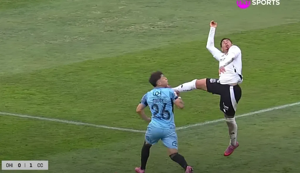 La jugada de la polémica en el empate entre el Cacique y O'Higgins en San Fernando. 