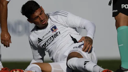 Alan Saldivia se lesionó en Colo Colo.