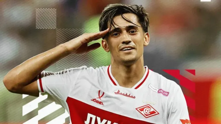 Ex Colo Colo: Pablo Solari entra en racha y vuelve a anotar por el Spartak de Moscú.