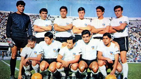 Óscar Montalva en Colo Colo 1968.