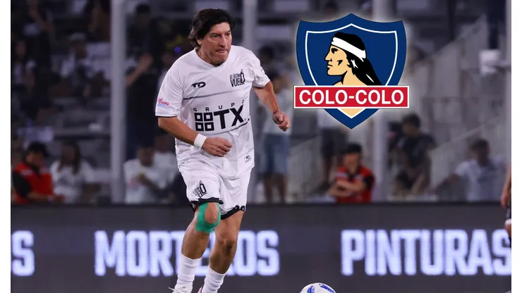 Iván Zamorano se dejó ver en el Monumental.