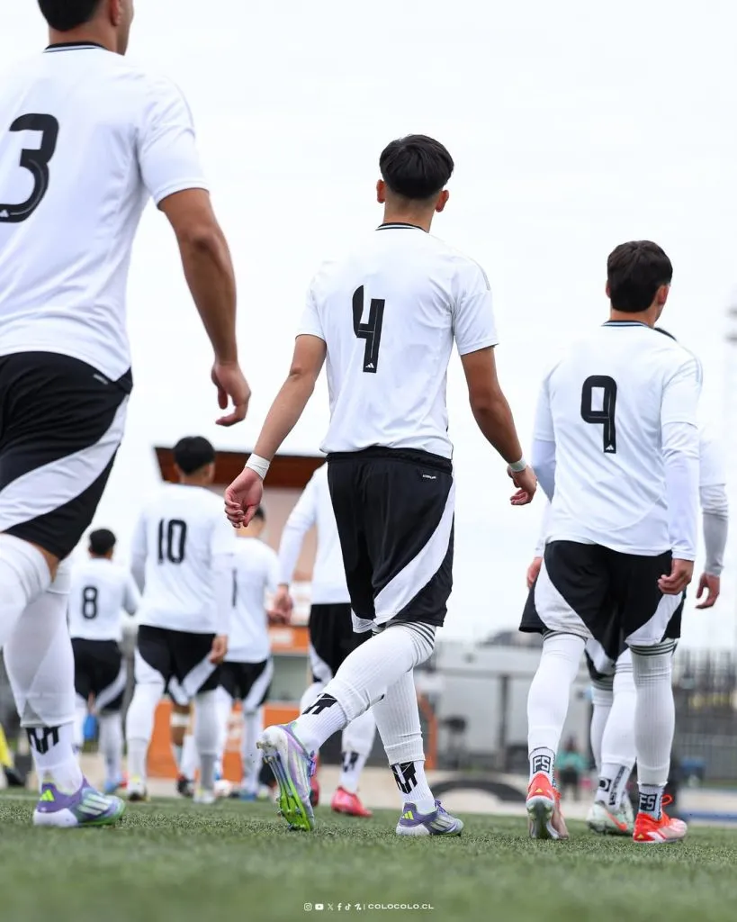 Colo Colo se la juega por el torneo de reservas. Imagen: Colo Colo Fútbol Joven