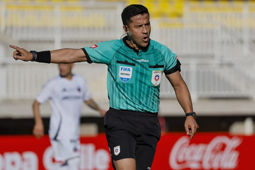 Felipe González será el árbitro de Colo Colo vs Everton | Foto: Photosport
