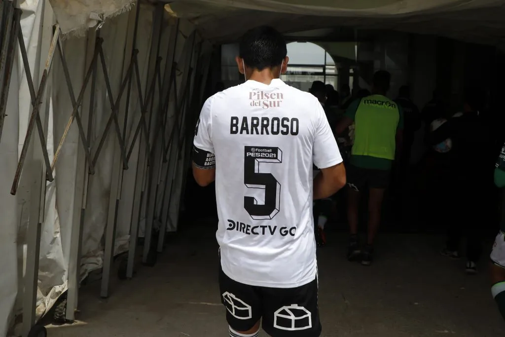 Julio Barroso en sus últimos partidos con Colo Colo. (Foto: Photosport)