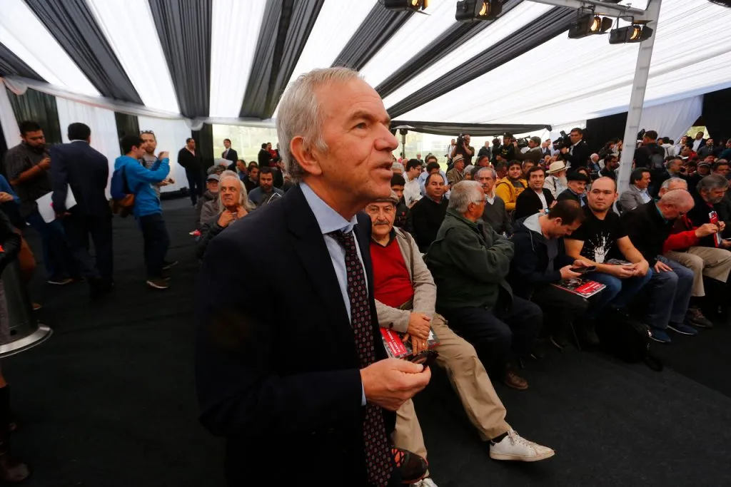 Gabriel Ruiz-Tagle asistió este viernes al Centro de Justicia. Imagen: Marcelo Hernandez/Photosport