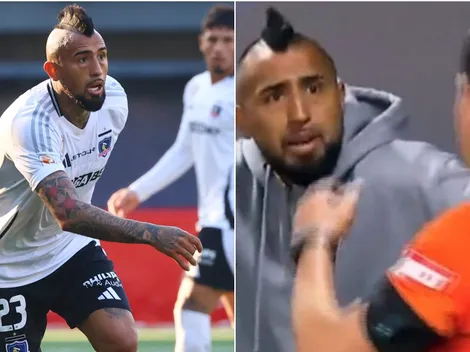Vidal explota en camarines contra el árbitro tras el penal contra Colo Colo
