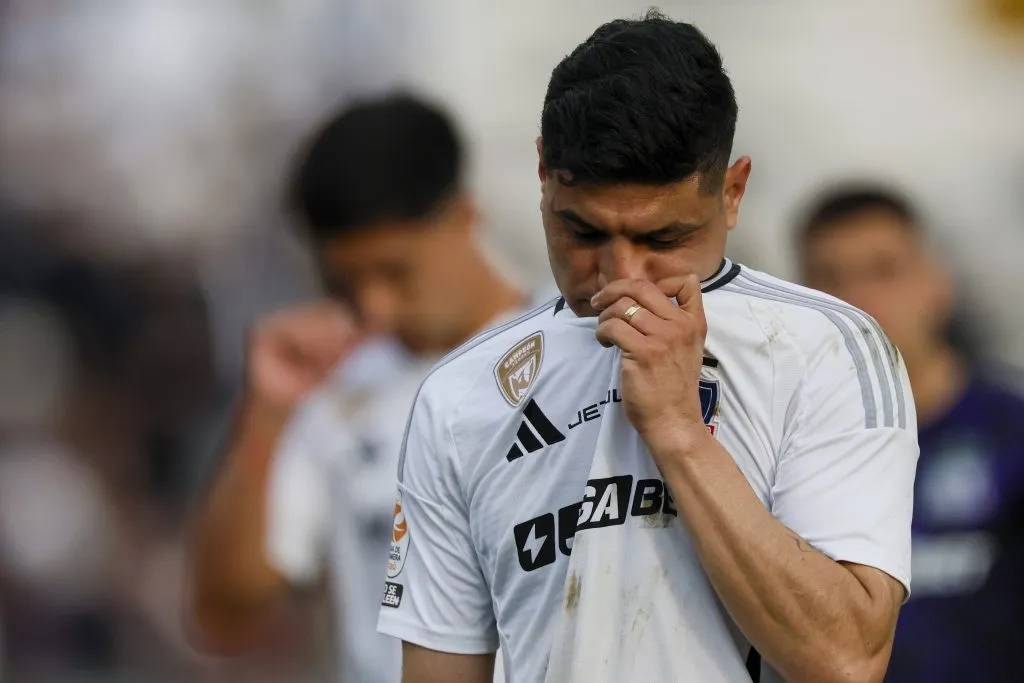 Claudio Aquino fue reemplazado en el entretiempo contra Palestino | Foto: Photosport