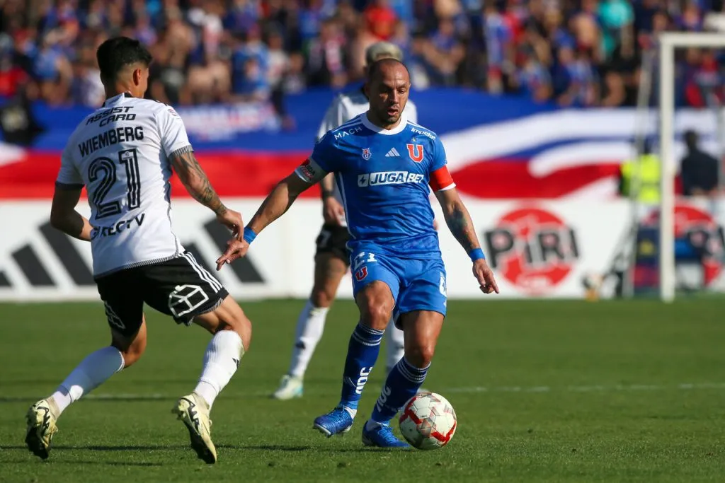 Marcelo Díaz provocó a Colo Colo previo al Superclásico. Imagen: Jonnathan Oyarzun/Photosport