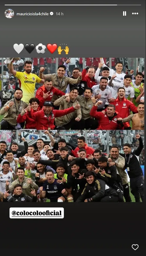 Publicación de Mauricio Isla.