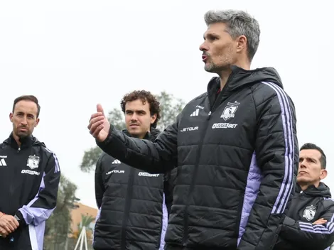 El particular encuentro de Ortiz con los jugadores de Colo Colo