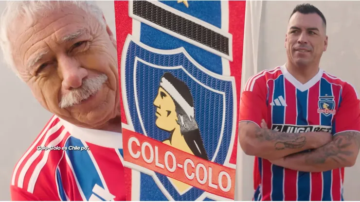 Gran presencia de jugadores y exfutbolistas con la nueva camiseta de Colo Colo