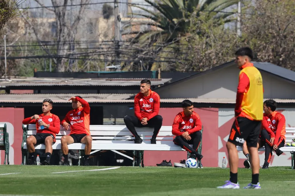 Lucas Cepeda y Vicente Pizarro en la Roja. (Foto: Photosport)