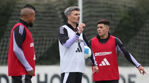 Fernando Ortiz sigue sumando entrenamientos con Colo Colo.