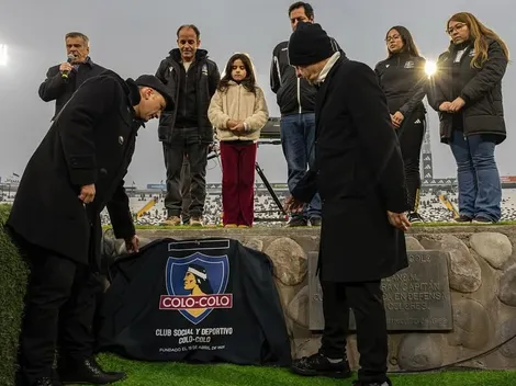 CSD Colo Colo inaugura placa en honor a David Arellano en el Estadio Monumental