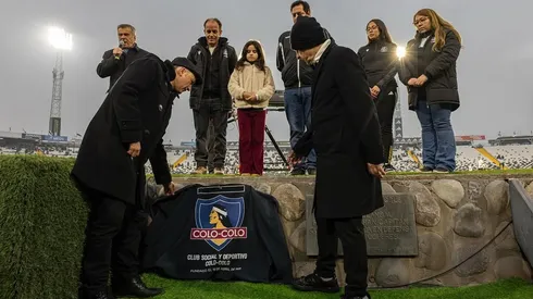 CSD Colo Colo inaugura placa en honor a David Arellano en el Estadio Monumental