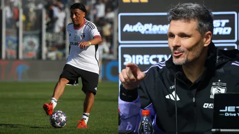 El afectuoso saludo entre Kalule Meléndez y Tano Ortiz en Colo Colo