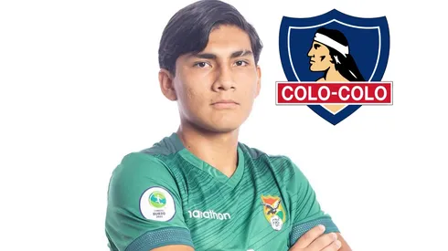 Percy Añez tiene 20 años y está a prueba en Colo Colo.