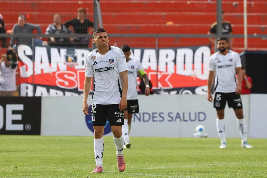 Los golpes que recibió Colo Colo ante la U. Imagen: Jonnathan Oyarzun/Photosport