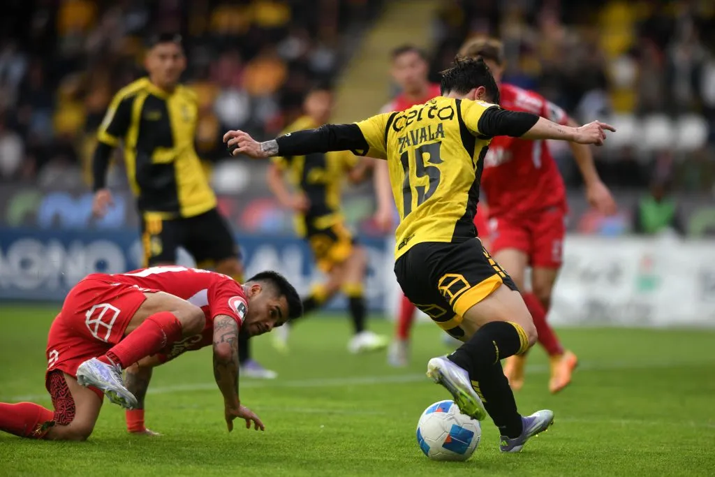 Cristián Zavala en el partido de Coquimbo con Ñublense. (Foto: Photosport)