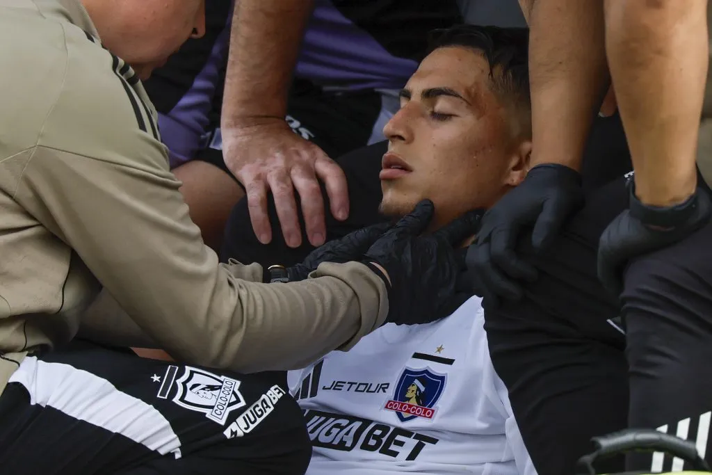 Jonathan Villagra sufrió un traumatismo encéfalo craneano en la Supercopa ante Universidad de Chile. 