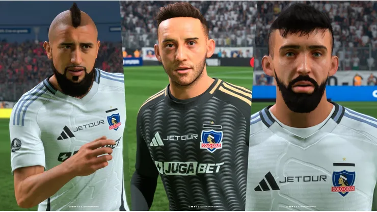 Así se ven los jugadores de Colo Colo en el nuevo FC 26.