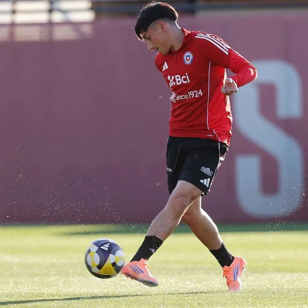 Francisco Marchant es parte de la Selección Chilena que jugará el Mundial Sub 20. Imagen: La Roja