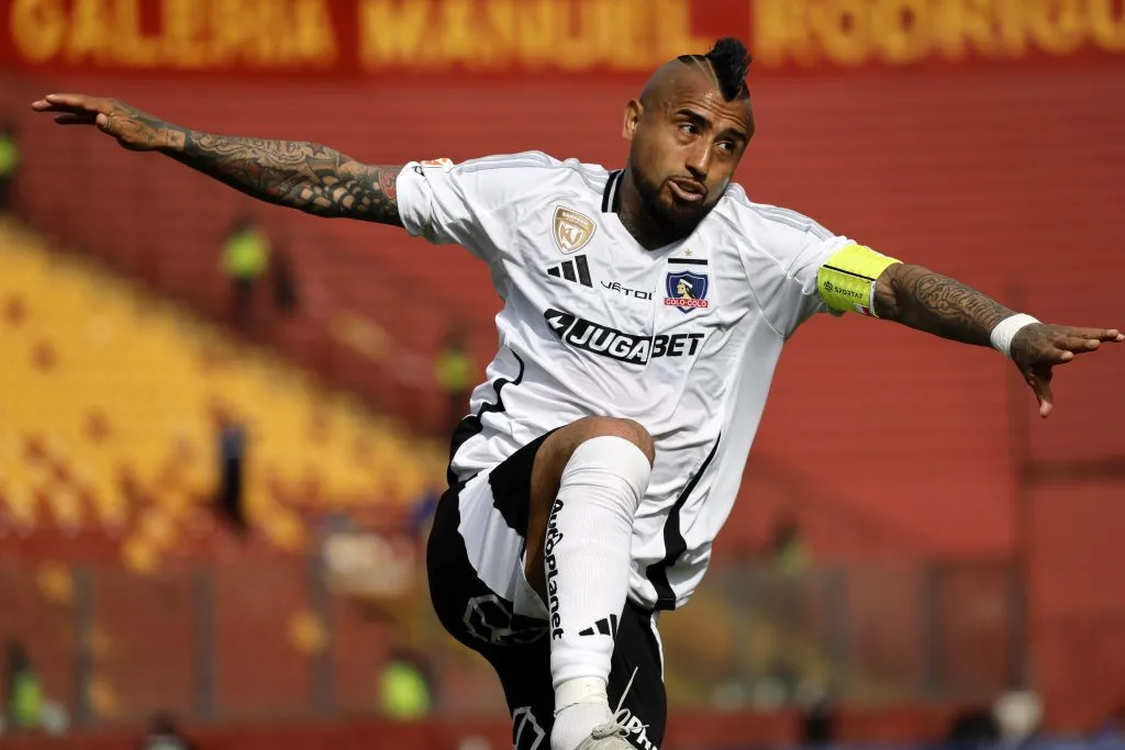 Arturo Vidal en el partido de la Supercopa. (Foto: Photosport)