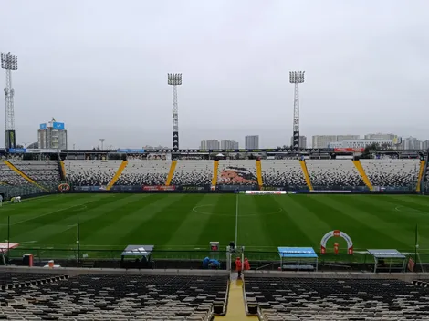 Así está la cancha del Monumental para Colo Colo vs Iquique por la lluvia