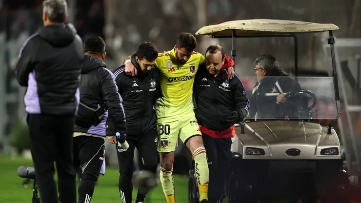 Fernando de Paul salió lesionado en Colo Colo