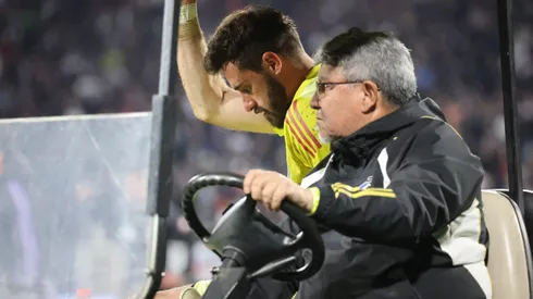 Fernando de Paul salió lesionado en Colo Colo.