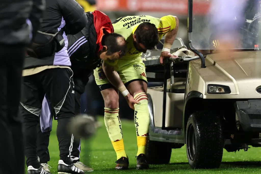 La lesión que afectó a Fernando de Paul en Colo Colo. Imagen: Javier Torres/Photosport