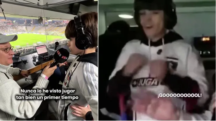 Es el embajador de la Teletón 2025 y también es colocolino, gritando uno de los goles ante Iquique.
