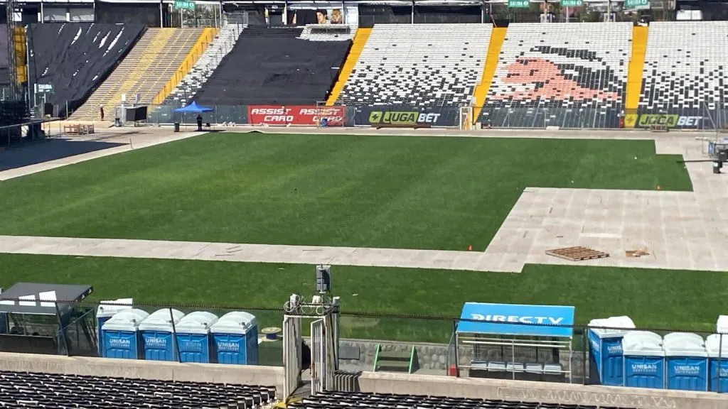 Así quedó la cancha del Estadio Monumental horas después del primer concierto masivo del 2025 de Kendrick Lamar. Foto: Cedida a DaleAlbo.