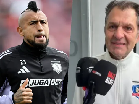 La reacción de Mosa a las dudas de Vidal sobre continuar en Colo Colo