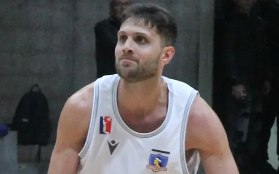 Diego García ya debutó en Colo Colo durante esta temporada de la Liga de Transición. Foto: Basquet Caliente/Uruguay.