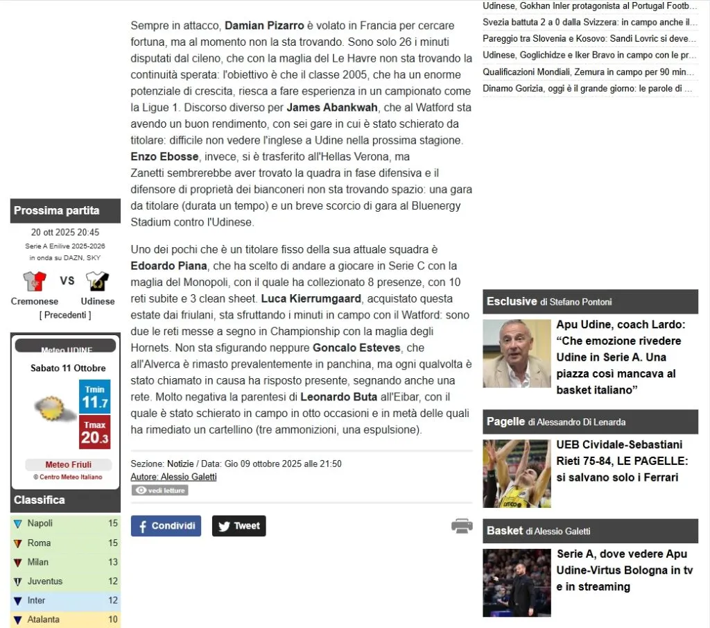 La información desde Italia por Damián Pizarro. (Foto: captura)