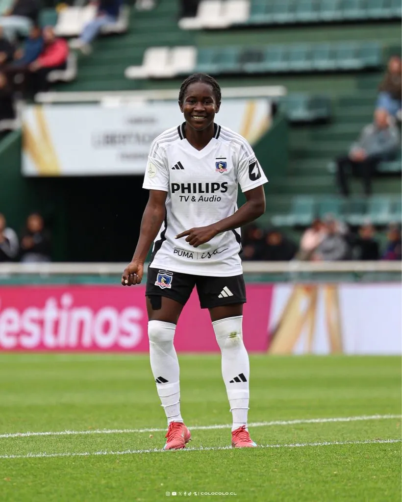 Mary Valencia sigue intratable en la Copa Libertadores Femenina. Foto: Colo Colo Femenino.