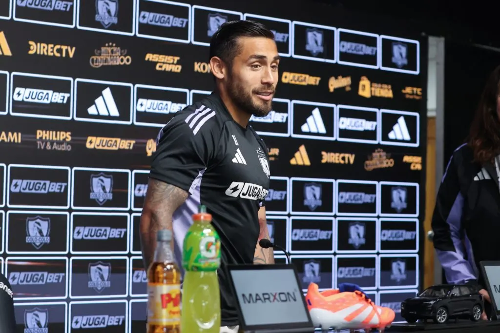 Marcos Bolados en conferencia de prensa. (Foto: Photosport)