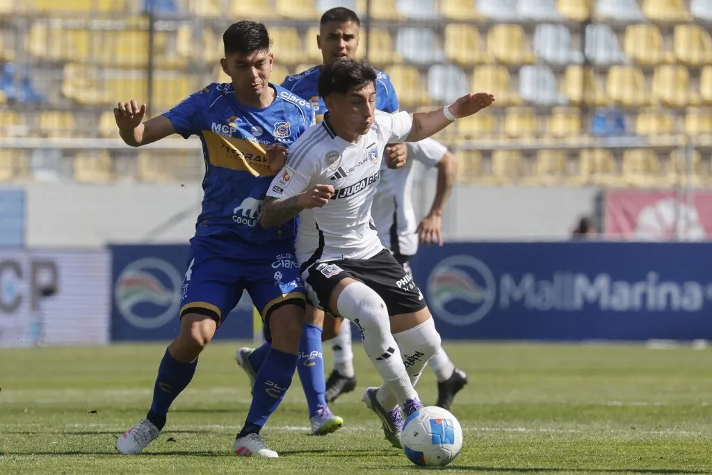Francisco Marchant en su partido con Everton. (Foto: Photosport)