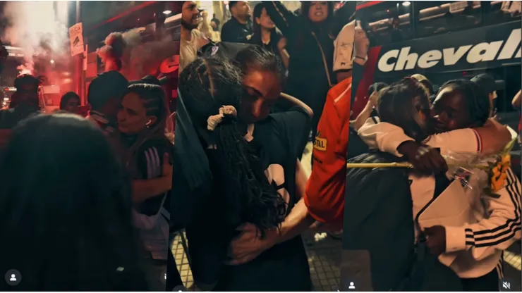 Colo Colo Femenino recibió el amor de los hinchas.