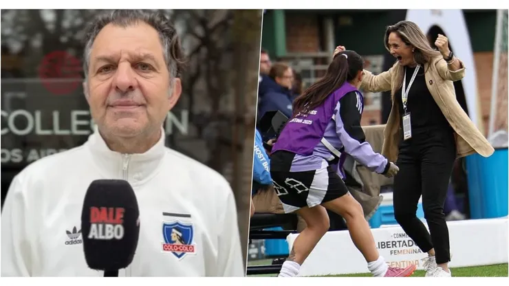 Aníbal Mosa saca pecho por el campañón de Colo Colo en la Copa Libertadores Femenina.