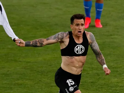Ex Colo Colo: Pablo Mouche no se olvida del Cacique y luce su escudo en Argentina