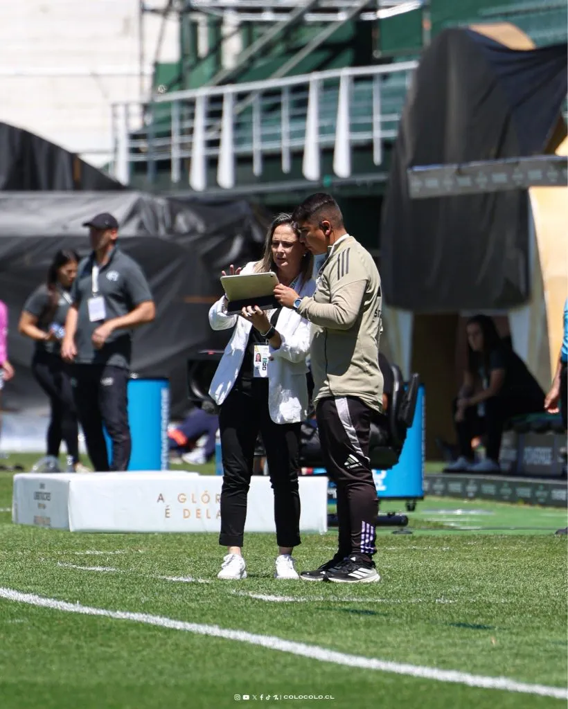 Tatiele Silveira dijo sentirse orgullosa por la participación de Colo Colo Femenino. Imagen: Colo Colo Oficial