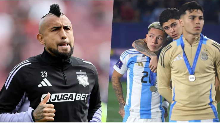 Gianluca Prestianni le responde a Arturo Vidal.