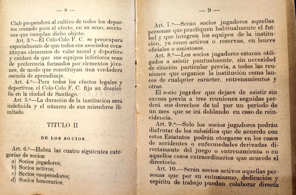 Artículos del Estatuto albo en 1929.