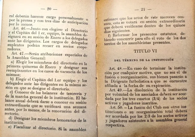 Estatutos de Colo Colo.