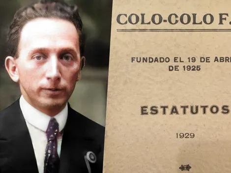 Revelan inéditas imágenes históricas de los primeros estatutos de Colo Colo